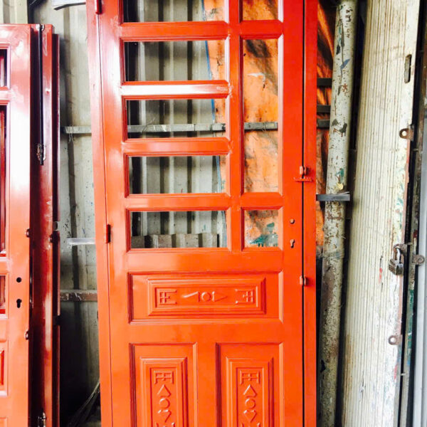 Cửa phòng sắt gia gỗ